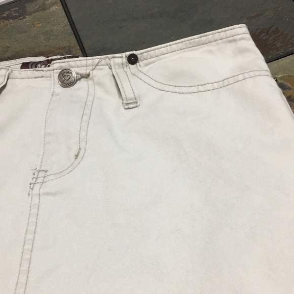 Angels White denim skirt - Picture 3 of 9